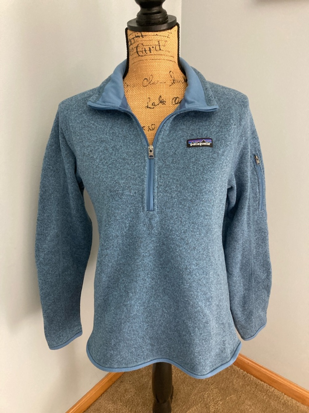 Patagonia Better Sweater 1/4 Zip Fleece Pullover Women Size Medium